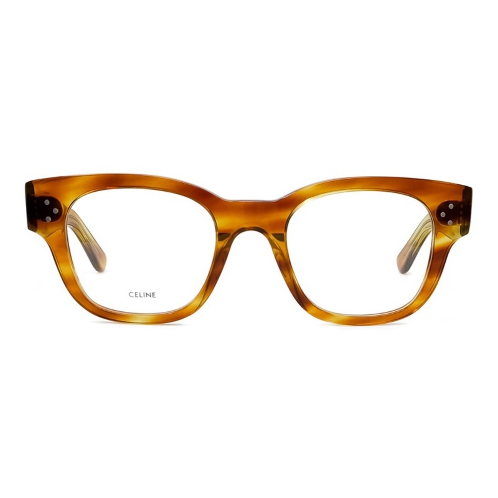 NEW CELINE CAT EYE EYEGLASSES CL50035I 053 BROWN CLEAR CELINE EYEWEAR - Picture 2 of 3